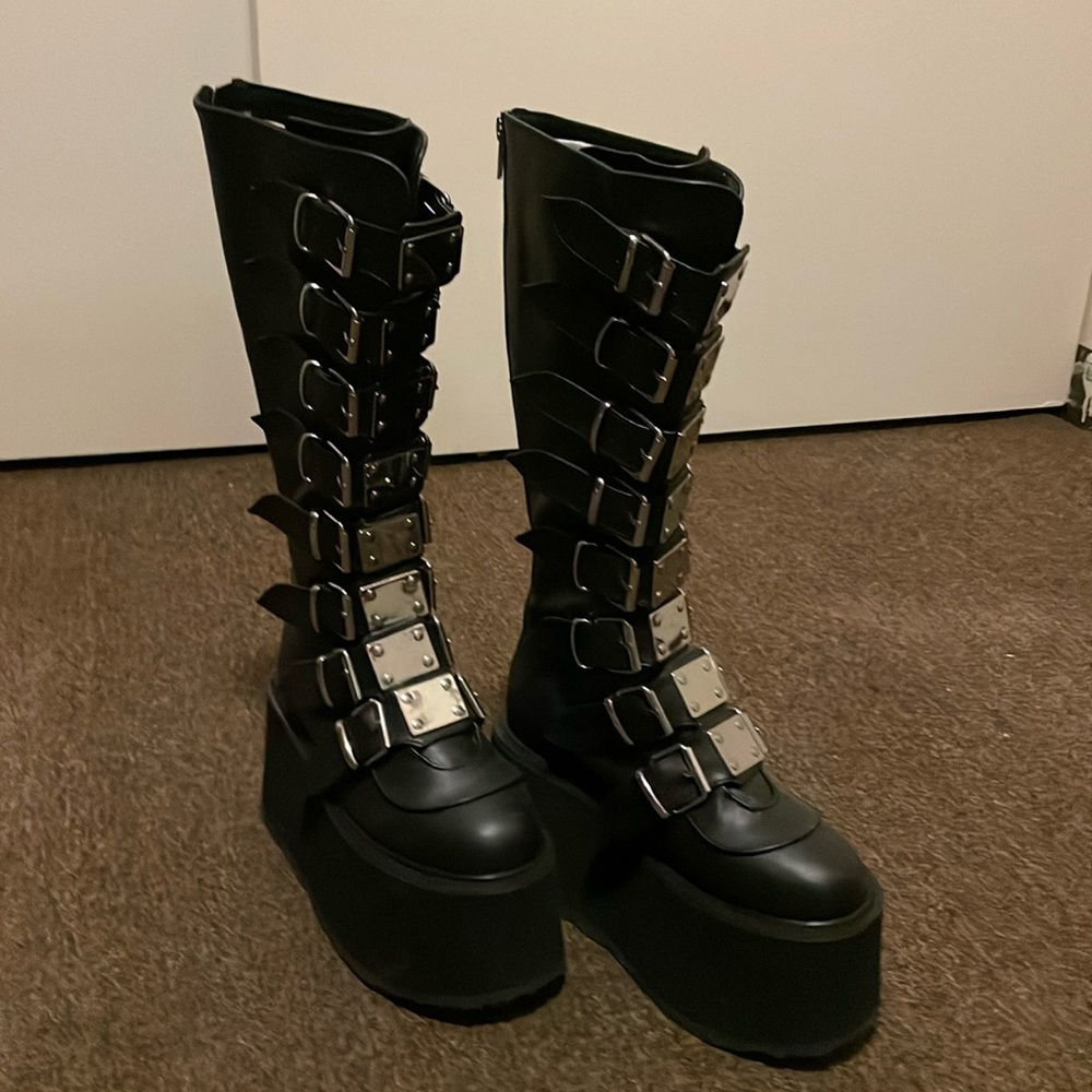 Brand New Demonia Platform Boots Size 7